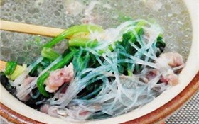 羊肉菠菜粉丝汤