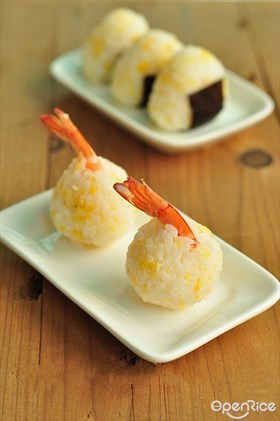 虾仁饭团