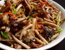 干煸茶树菇