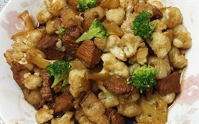 花菜烧肉