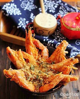 避风塘茶味虾