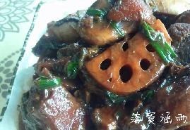 莲藕红烧番鸭