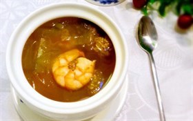 冬瓜虾仁肉丸汤