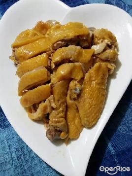 柠香桂花白斩鸡