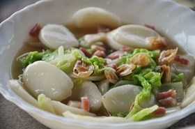 白菜肉丝年糕