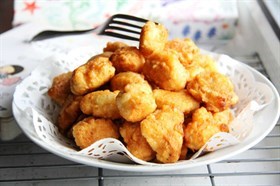 烤箱版无油鸡米花