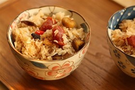 腊肠栗子饭