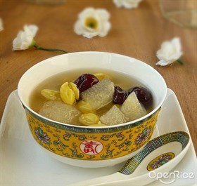 冰糖白果炖梨