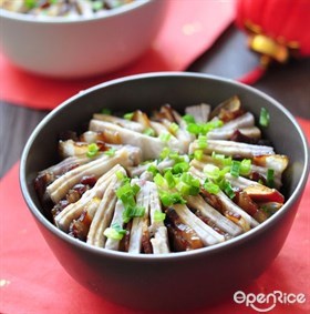 芋头蒸腊肉