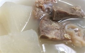 萝卜猪肺汤