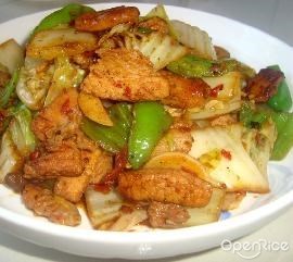 五花肉炒白菜