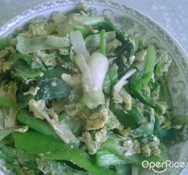 蒜苗炒鸡蛋