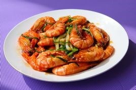 酒香草虾