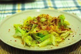 响油白菜