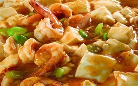 xo酱虾仁豆腐