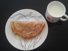 蛋肉手抓饼