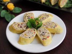 八宝榨菜卷