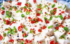 柠汁冻豆腐