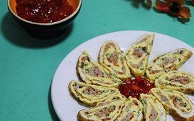 鸡蛋瘦肉卷