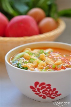 番茄香菇疙瘩汤