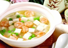 虾仁豆腐羹
