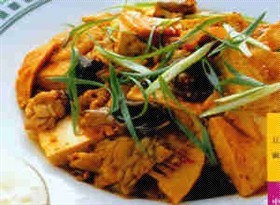 辣炒猪肉豆腐