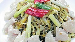 大肠生炒咸酸菜