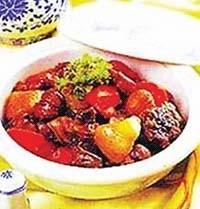 栗子焖羊肉