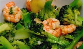 西兰花炒虾仁