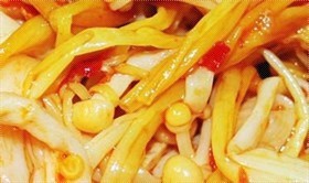 凉拌金针菇