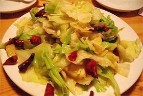 炝炒圆白菜