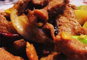 葱爆羊肉