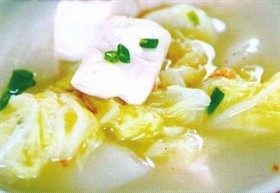 白菜煮豆腐