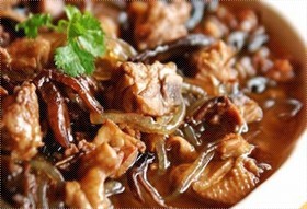 小鸡炖蘑菇