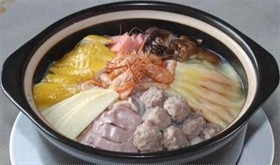三鲜砂锅