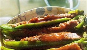 肉酿尖椒
