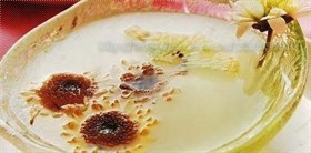 醪糟菊花冻