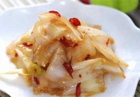酸辣炒白菜