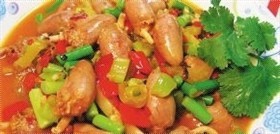 麻辣鸡心