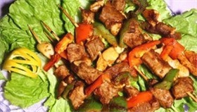 沙茶牛肉串