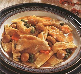 滑肉烩鲜竹