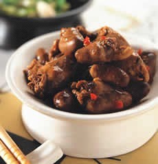 香辣滷鸡心