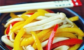 彩椒海鲜菇