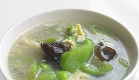 丝瓜肉末蛋花汤