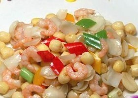 鲜莲子炒虾仁