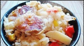 冬笋玉米焖饭