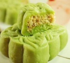 香兰椰丝冰皮月饼