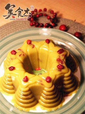 绿豌豆蔓越梅果冻