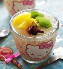 鲜果杯子西米露
