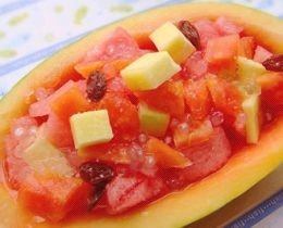 杂果西米木瓜船